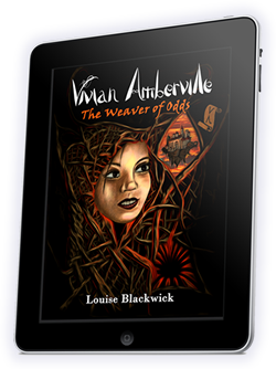 Vivian Amberville - The Weaver of Odds tablet cover